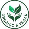Valmistatud mahekanepist ja vegan-koostisosadest